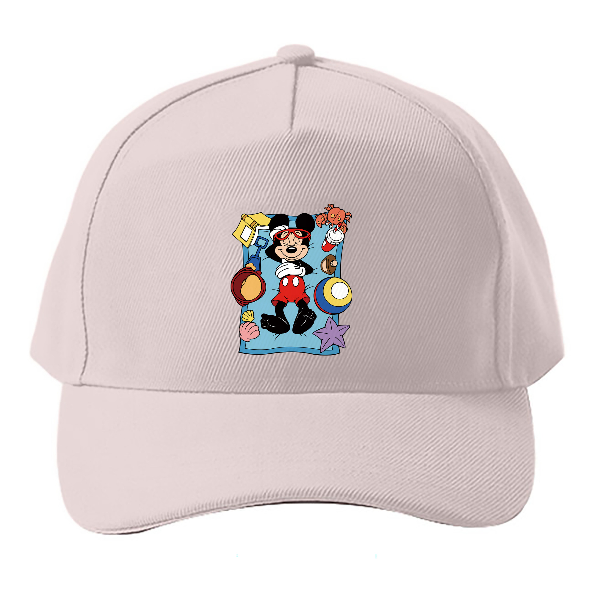 （画像用） ミッキーマウス Mickey Mouse ベースボールキャップ 綿100％ 男女兼用 帽子 スポーツ